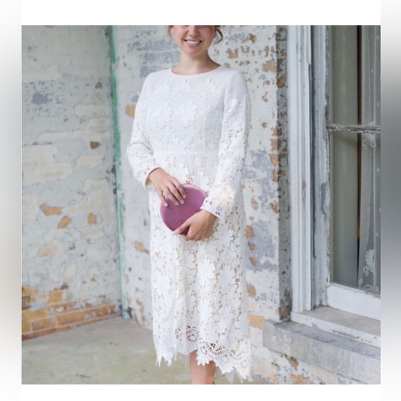 Dainty Jewells Dress -White - Picture 2 of 2